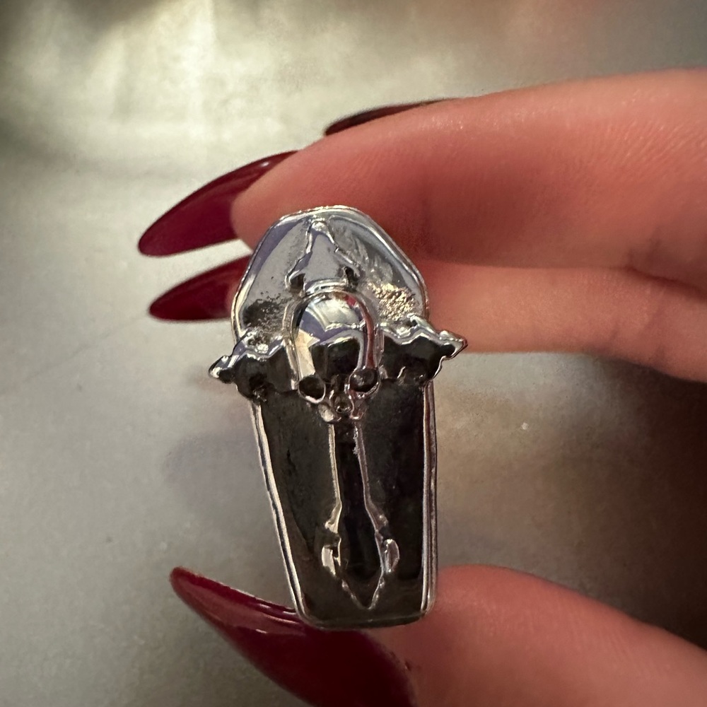 - Hard Jewelry coffin ring size 6